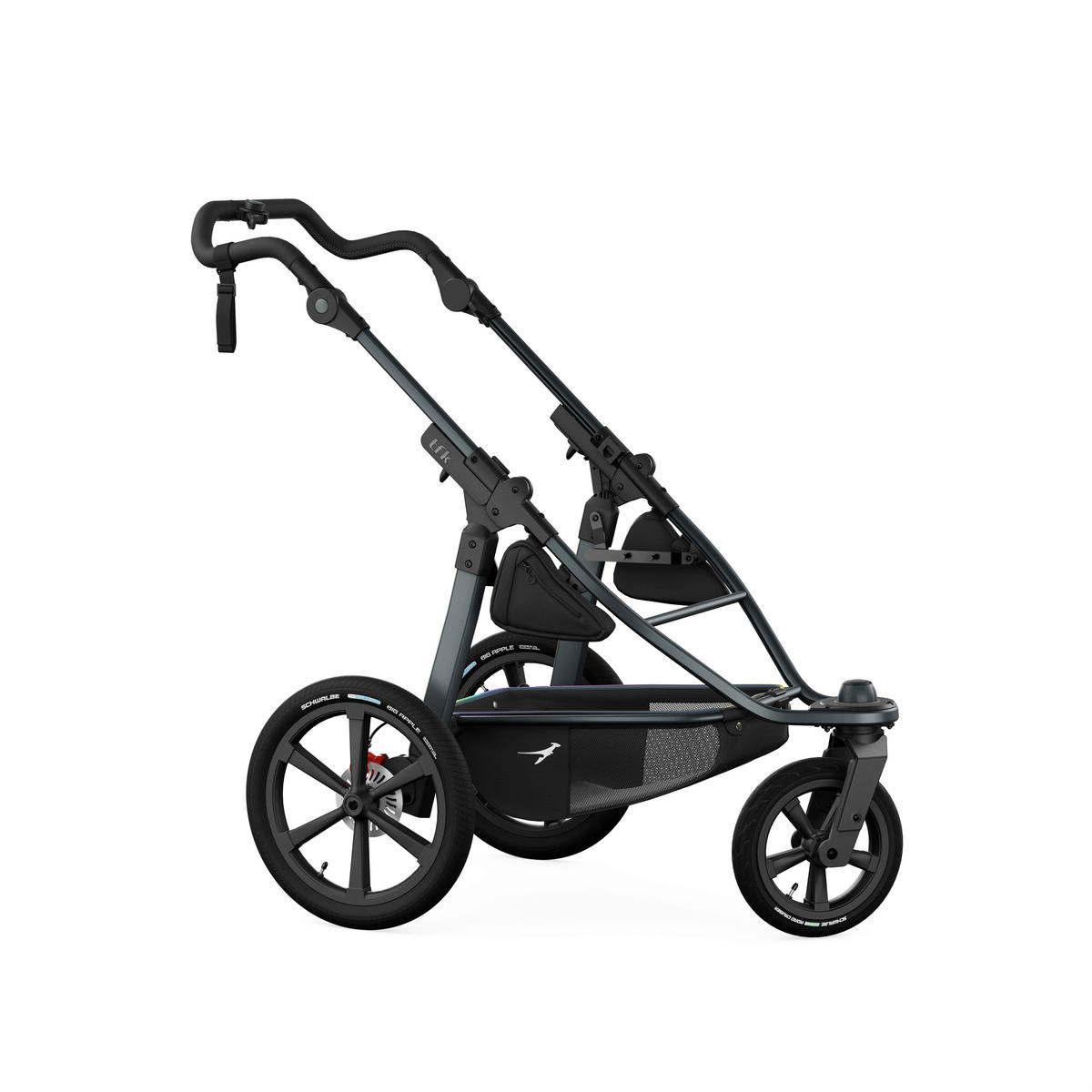 KINDERWAGENGESTELL  - Anthrazit, Basics, Metall (66/118/111cm) - TFK