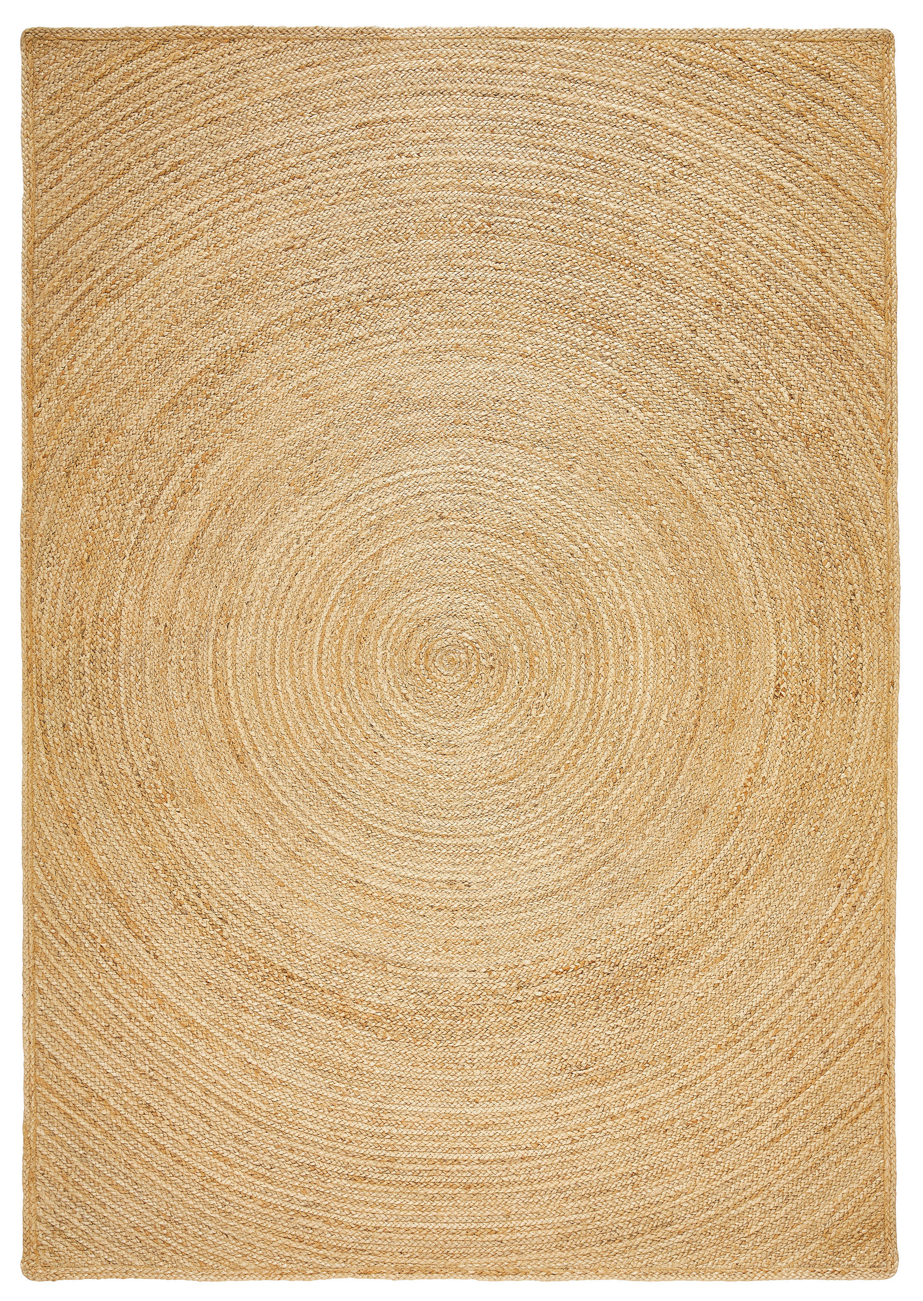 JUTETEPPICH 130/190 cm Circle Naturfarben  - Naturfarben, Natur, Textil (130/190cm) - Linea Natura