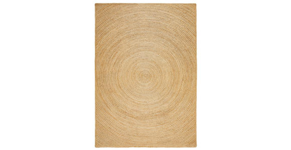 JUTETEPPICH 130/190 cm Circle  - Naturfarben, Natur, Textil (130/190cm) - Linea Natura