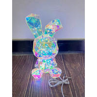 DEKORAČNÍ LED SVÍTIDLO - průhledné, Basics, plast (9.5/9/17.5cm) - Novel
