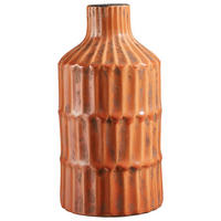 DEKOVASE  - Rotbraun, Basics, Keramik (15/30cm) - Light & Living