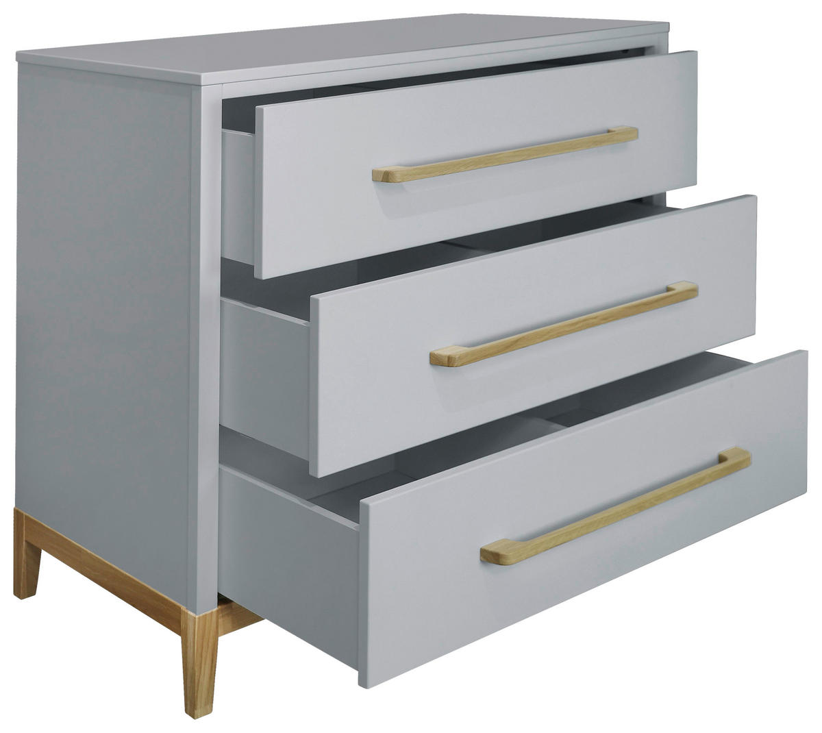 KOMMODE  in 110/92/47 cm  - Grau, LIFESTYLE, Holz/Holzwerkstoff (110/92/47cm) - Stylife