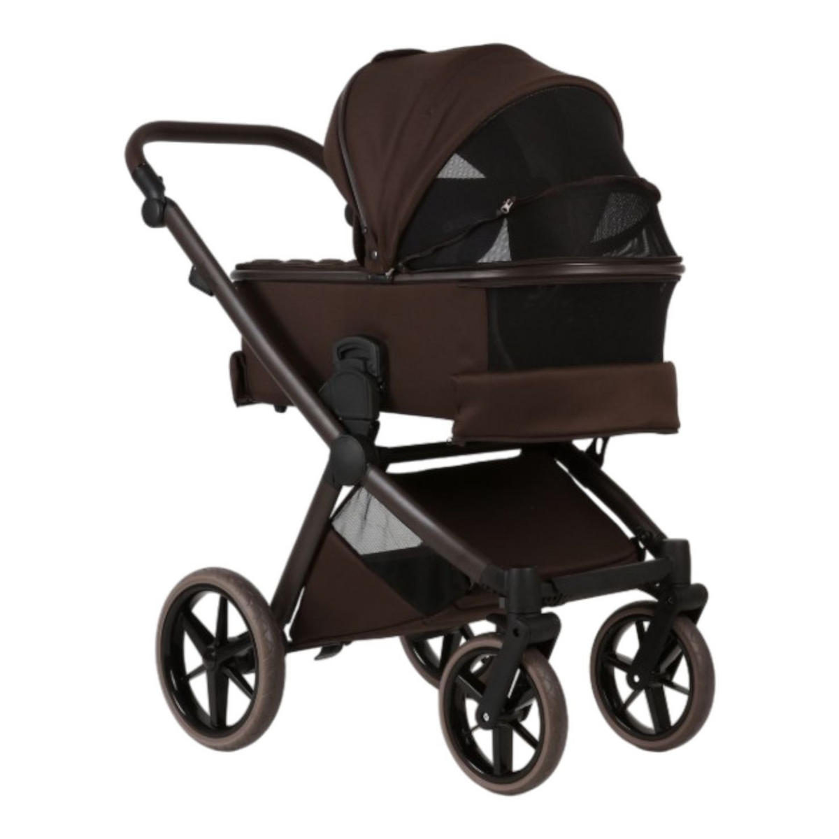BARNVAGNSSET  - brun, Trend, textil/plast (100/59/106cm) - Jimmylee