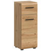 MIDISCHRANK 30/80/30 cm  - Schwarz/Eiche Artisan, Basics, Holzwerkstoff/Kunststoff (30/80/30cm) - MID.YOU