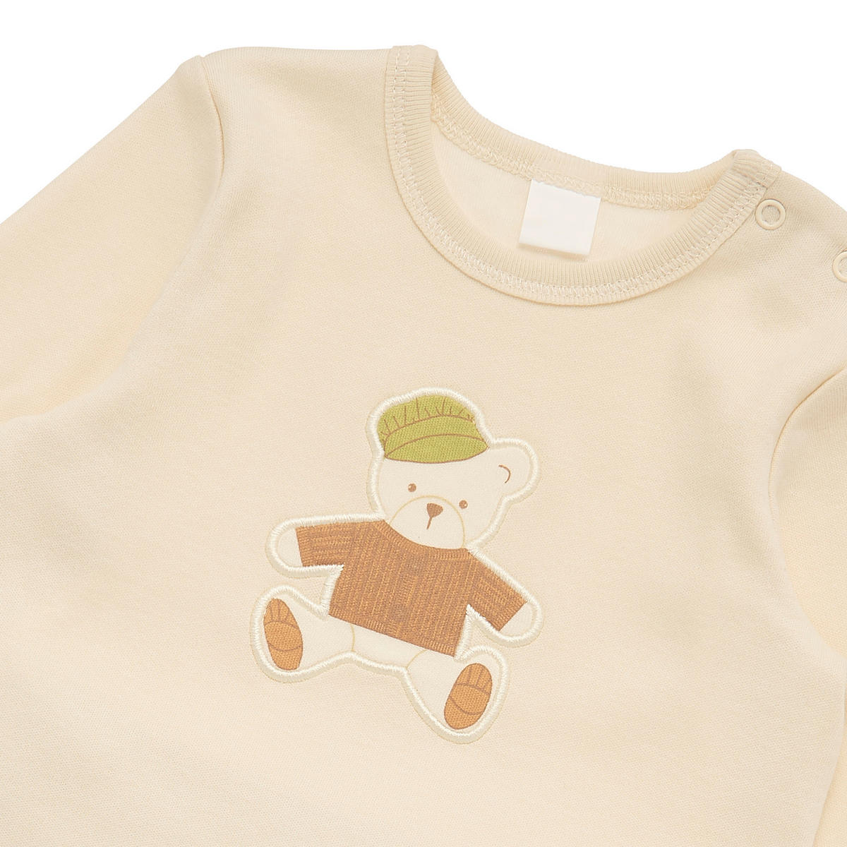 BABYBEKLEIDUNGSSET Bobby & Milla 2-teilig  - Creme/Braun, Basics, Textil (74null) - Patinio