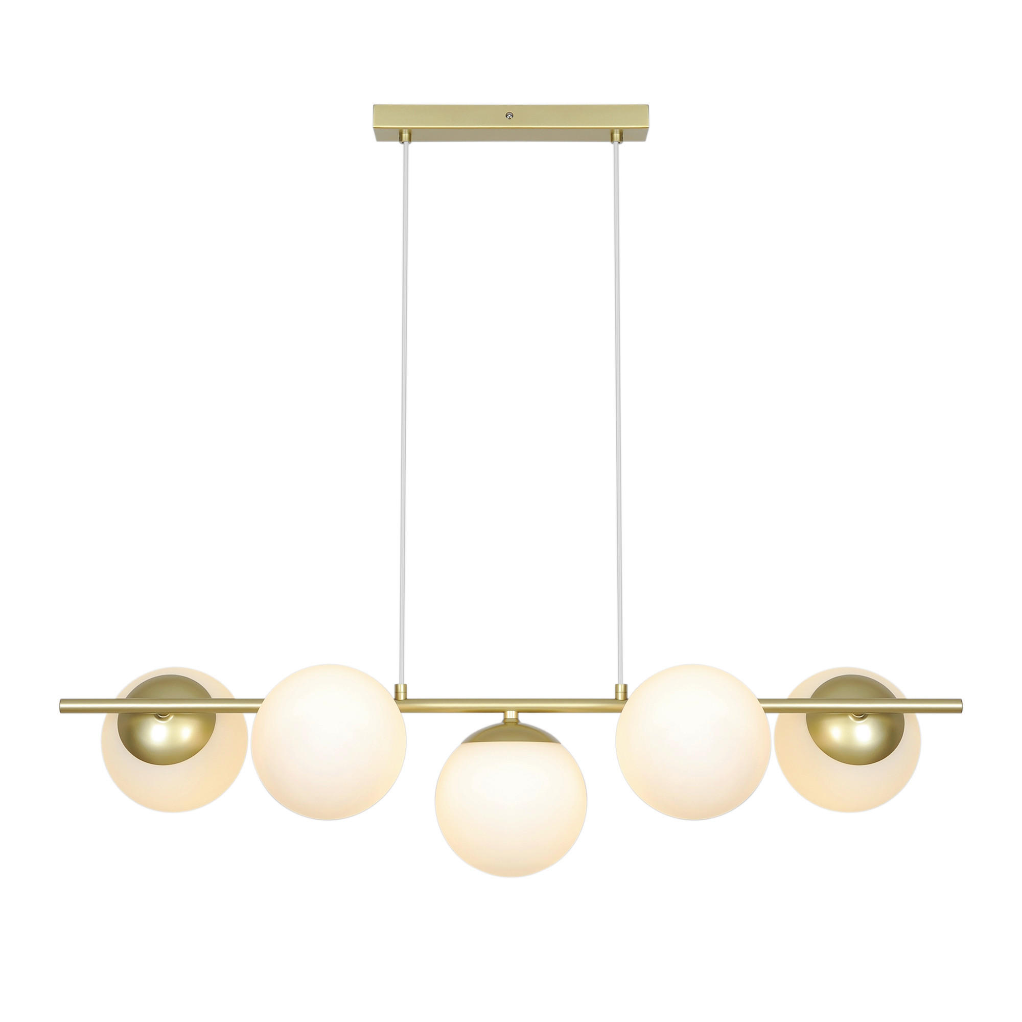 PENDELLEUCHTE Lilly 20/32/90 cm  - Messingfarben, Design, Metall (20/32/90cm) - Nordlux