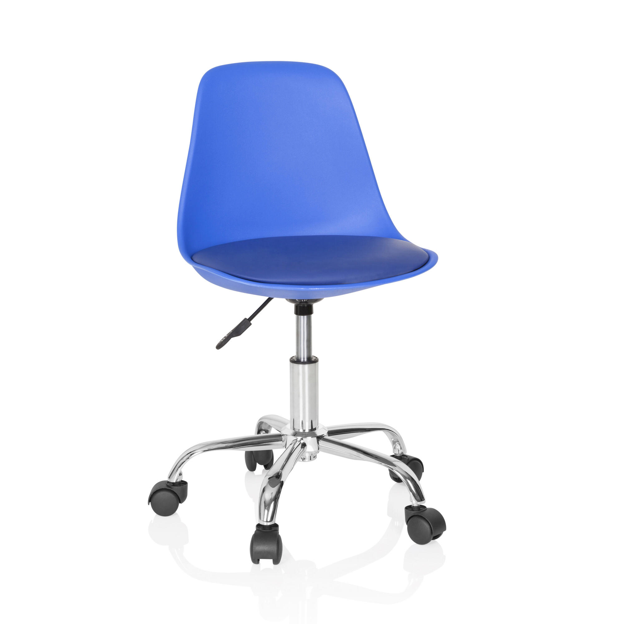 JUGENDDREHSTUHL Blau  - Blau, Basics, Kunststoff (40/72-82/44cm) - MID.YOU