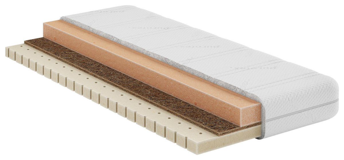 KINDERMATRATZE Nubi 70/140 cm  - Weiß, Basics, Textil (70/140cm) - Livetastic