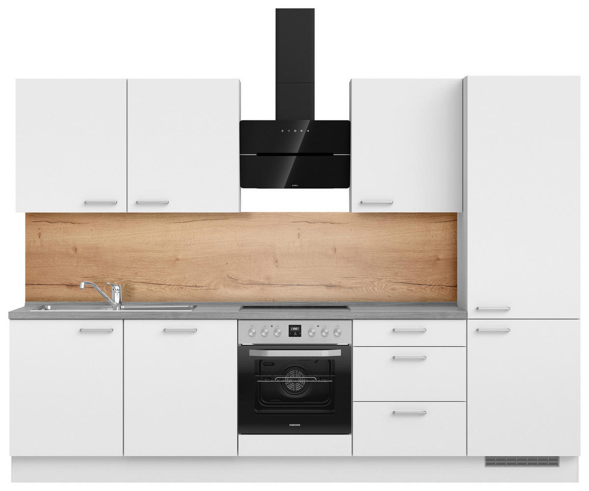 KÜCHENRÜCKWAND  - Eichefarben, MODERN, Holzwerkstoff (180/53,7/1,6cm) - Nobilia