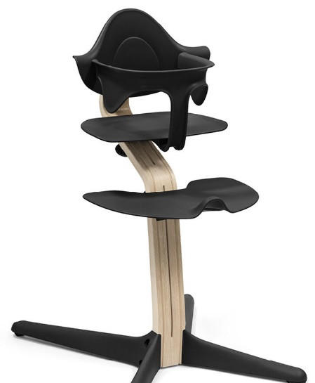 LOK ZA STOLČEK ZA HRANJENJE - črna, Trend, umetna masa (27/26/20cm) - Stokke