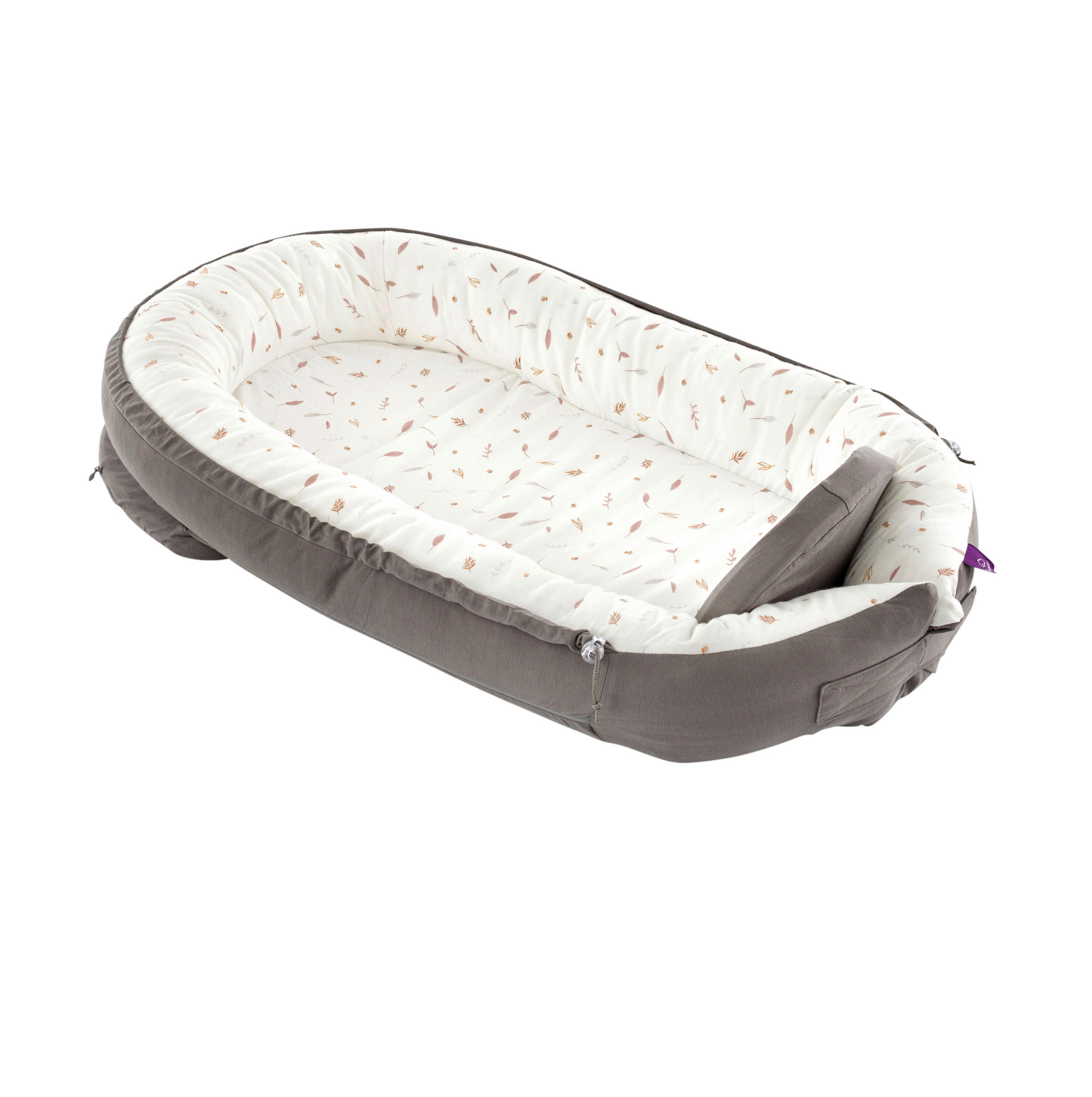 KUSCHELNEST Home Premium  84/47/13 cm   - Dunkelgrau/Creme, Basics, Textil (84/47/13cm) - Träumeland