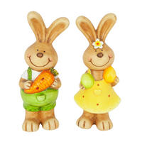 DEKOHASE - Gelb/Braun, LIFESTYLE, Keramik (9/27/9cm)