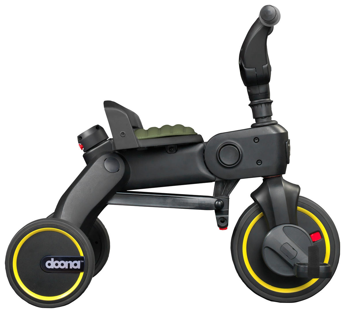 DREIRAD Liki Trike S3  - Schwarz/Grün, Trend, Kunststoff/Metall (33,9/33,9/25,1cm) - Doona