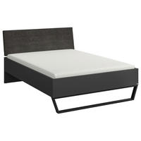 BETT 120/200 cm  in Anthrazit, Graphitfarben   - Anthrazit/Graphitfarben, Design, Holzwerkstoff/Textil (120/200cm) - Cantus