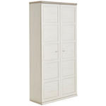 AKTENSCHRANK Grau, Weiß  - Weiß/Grau, MODERN, Holzwerkstoff (100,8/209,2/43cm) - Hom`in