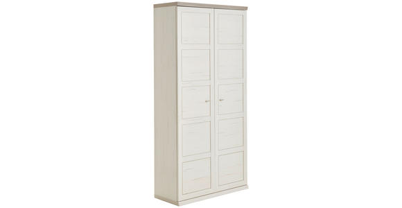 AKTENSCHRANK Grau, Weiß - Weiß/Grau, MODERN, Holzwerkstoff (100,8/209,2/43cm) - Hom`in