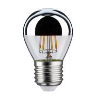 LED-LEUCHTMITTEL   E27 4,8W W 360 lm  - Klar/Silberfarben, Basics, Glas (7,2cm) - Paulmann