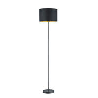 LAMPADAIRE - noir/doré, Basics, métal/textile (35/160cm) - Trio Leuchten
