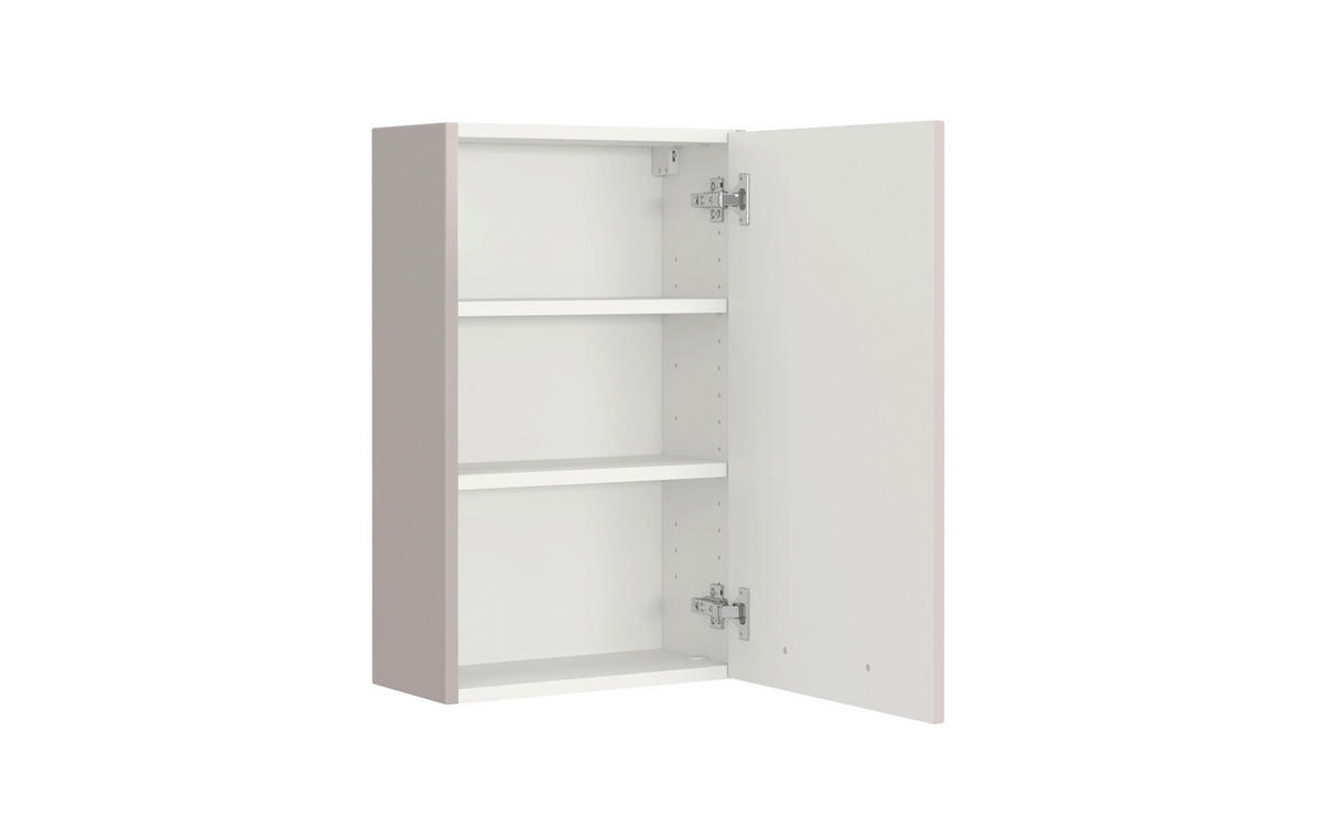 HÄNGESCHRANK 40/64/20 cm  - Sandfarben/Schwarz, KONVENTIONELL, Holzwerkstoff/Metall (40/64/20cm) - Xora