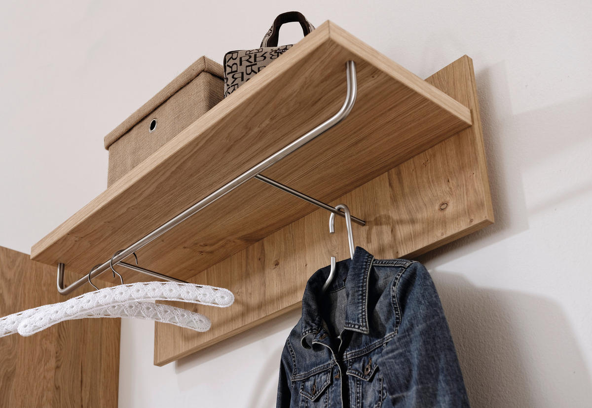 GARDEROBENPANEEL  in 96/32/40 cm  - Eichefarben, Design, Holz (96/32/40cm) - Voglauer