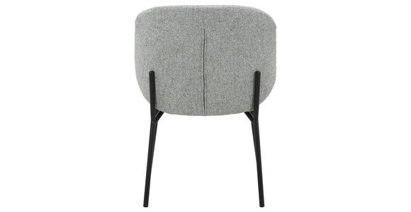 STUHL   Webstoff  Schwarz, Graugrün  - Schwarz/Graugrün, MODERN, Textil/Metall (48/79/59cm) - Carryhome