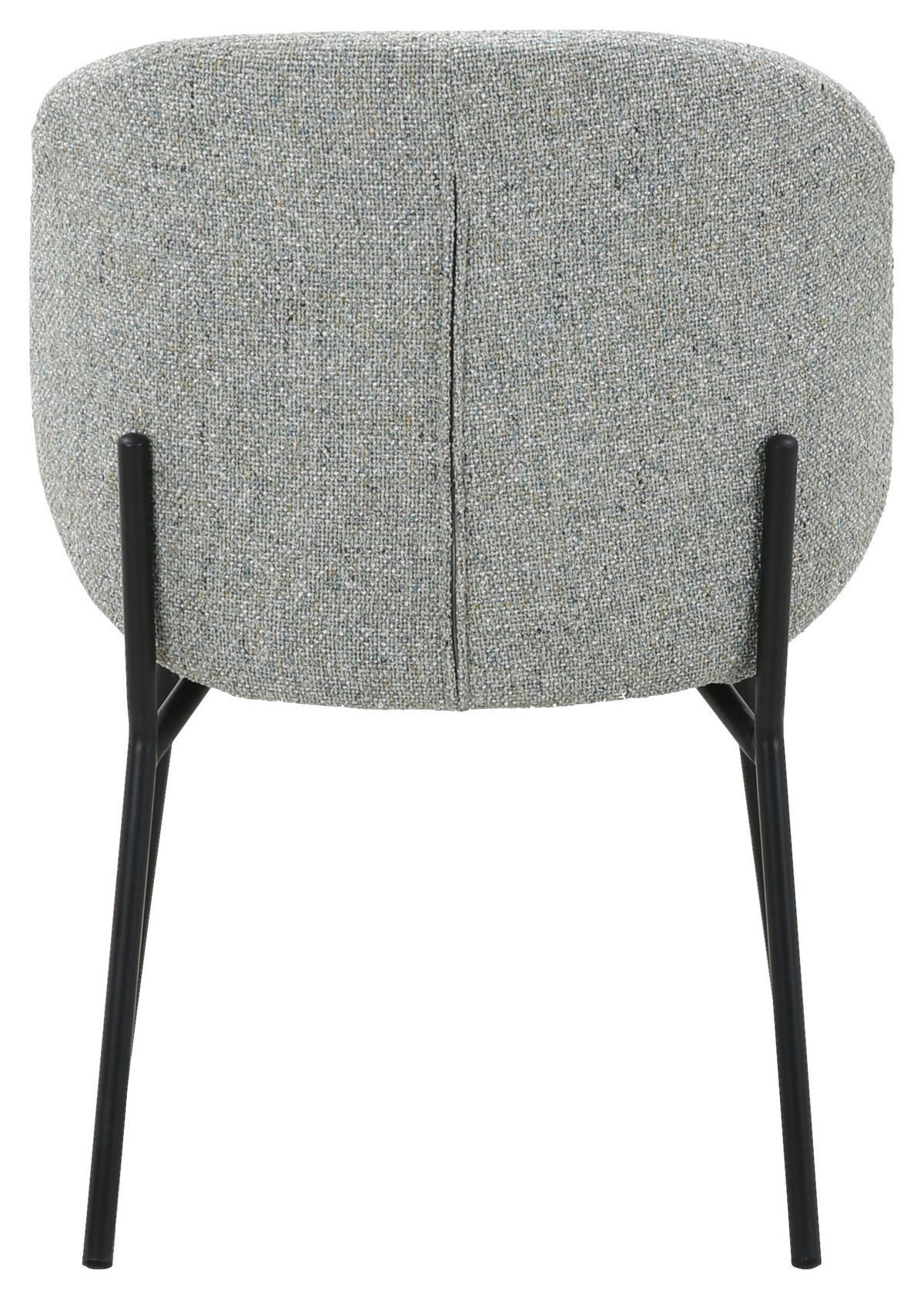 STOL   vävt tyg  - grågrön/svart, Modern, metall/textil (48/79/59cm) - Carryhome
