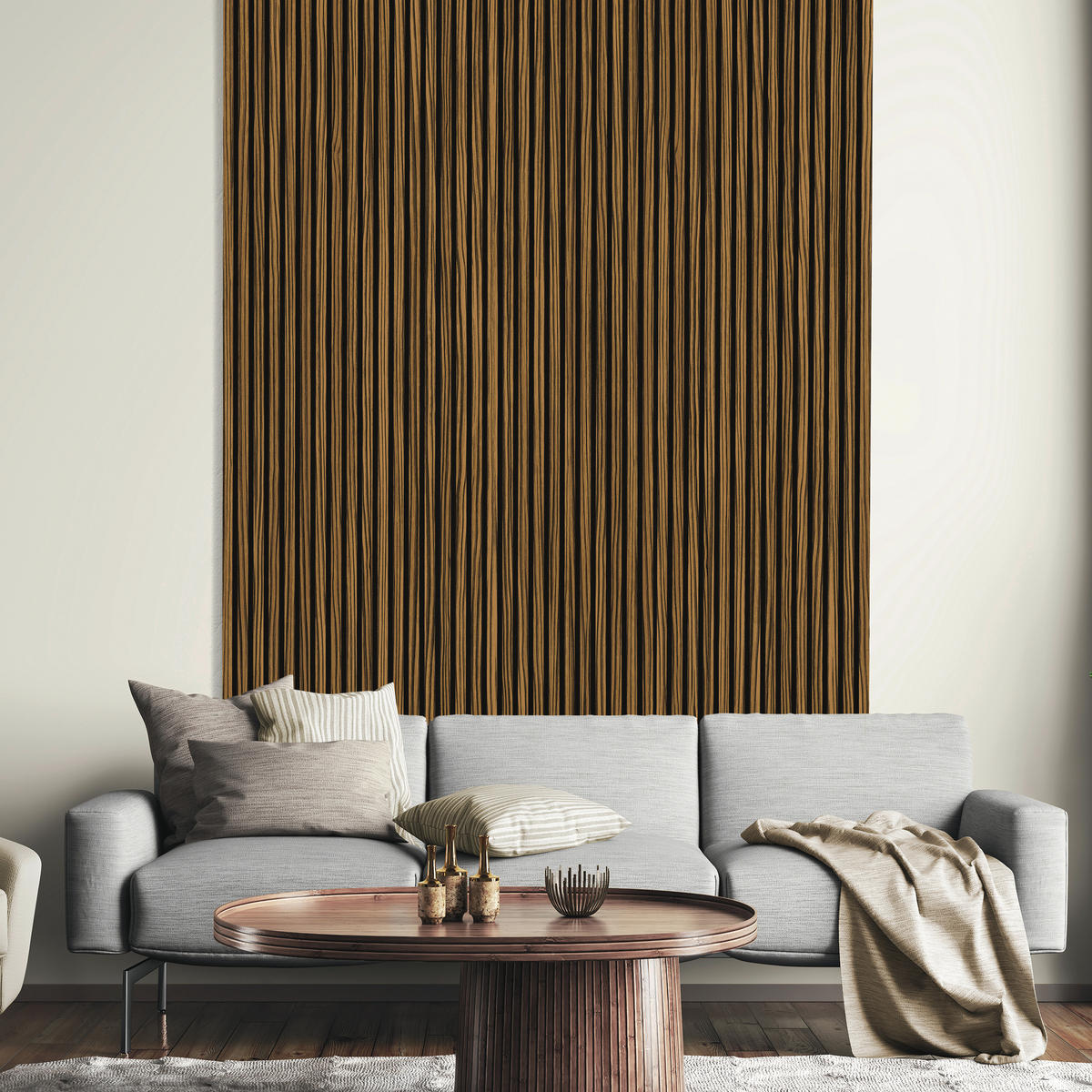 ABSCHLUSSLEISTEN Zebrano foliert 2.5/1,8/275 cm  - Braun, KONVENTIONELL, Holzwerkstoff/Textil (2.5/1,8/275cm)