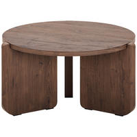 COUCHTISCH Holzwerkstoff 83/83/40 cm  - Braun, Design, Holzwerkstoff (83/83/40cm) - Livetastic