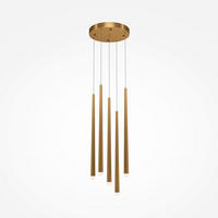 PENDELLEUCHTE Modern 32/150 cm   - Messingfarben, Trend, Metall (32/150cm) - MAYTONI