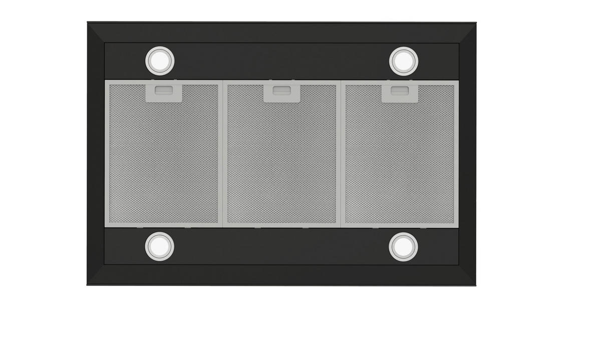 DUNSTABZUGSHAUBE CH44199GISS  - Schwarz, Trend, Glas/Metall (89,5/65/60cm) - Respekta