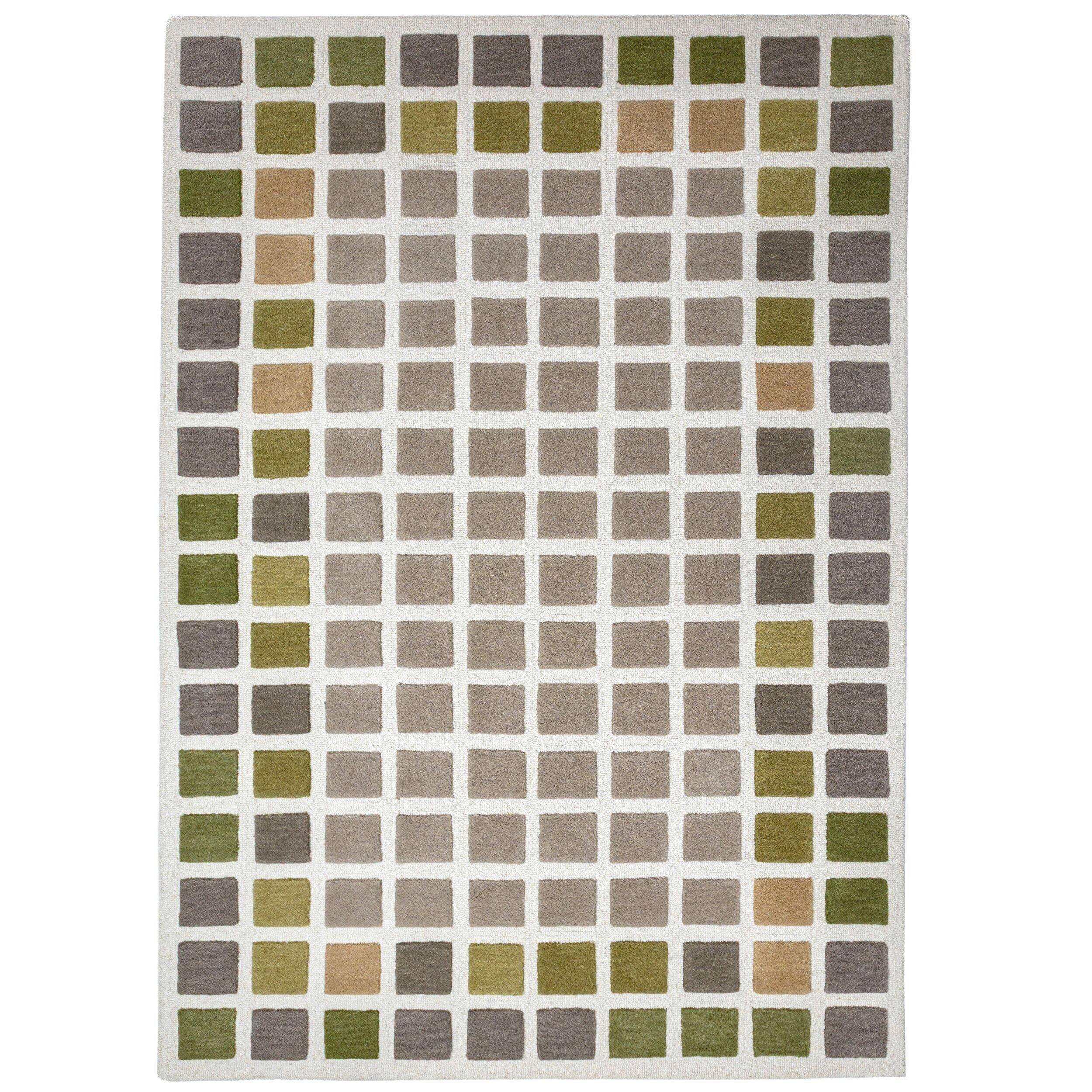 WOLLTEPPICH 160/230 cm Renga Grün rechteckig  - Grün, Basics, Textil (160/230cm) - Flair Rugs