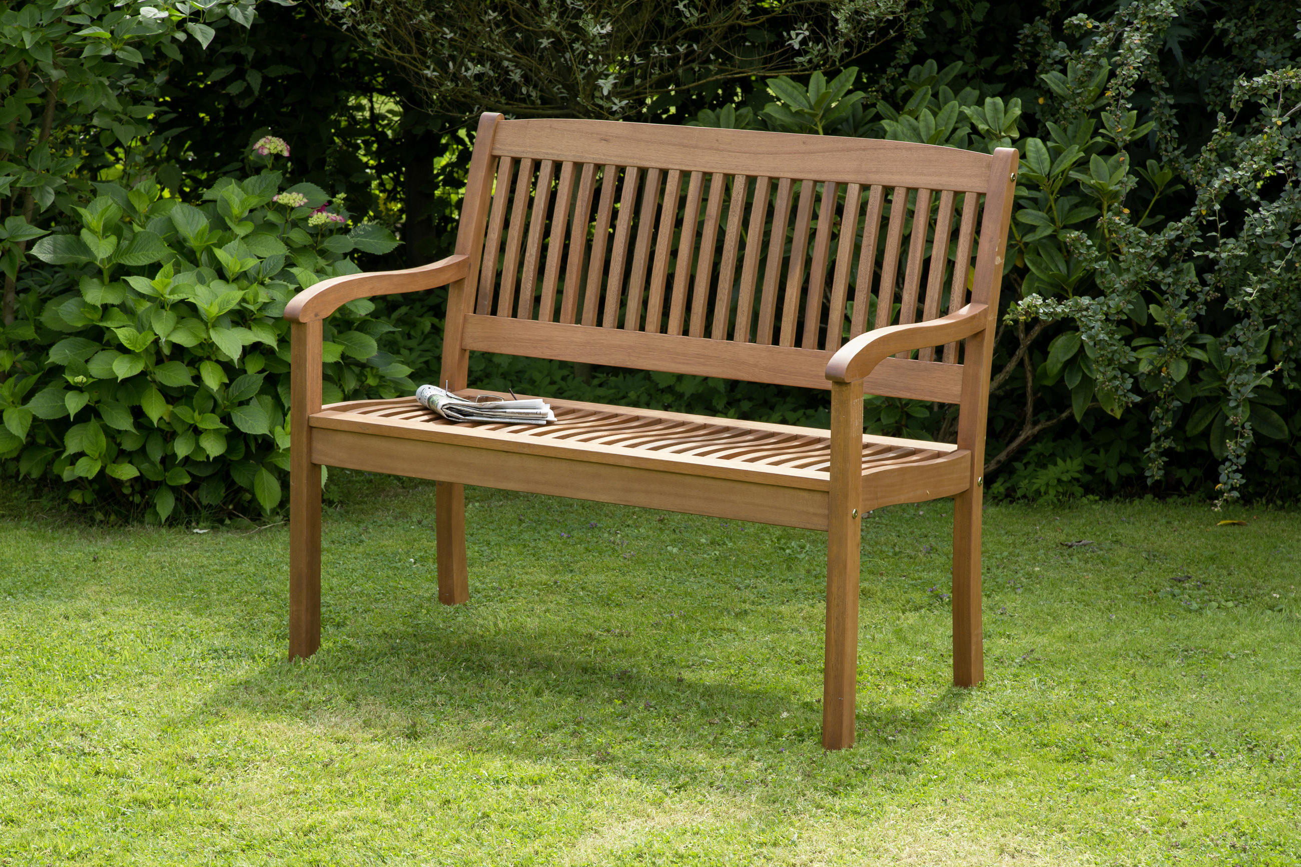 ZAHRADNÍ LAVICE dřevo - přírodní barvy, Konvenční, dřevo (107/91/63,5cm) - Gardenson