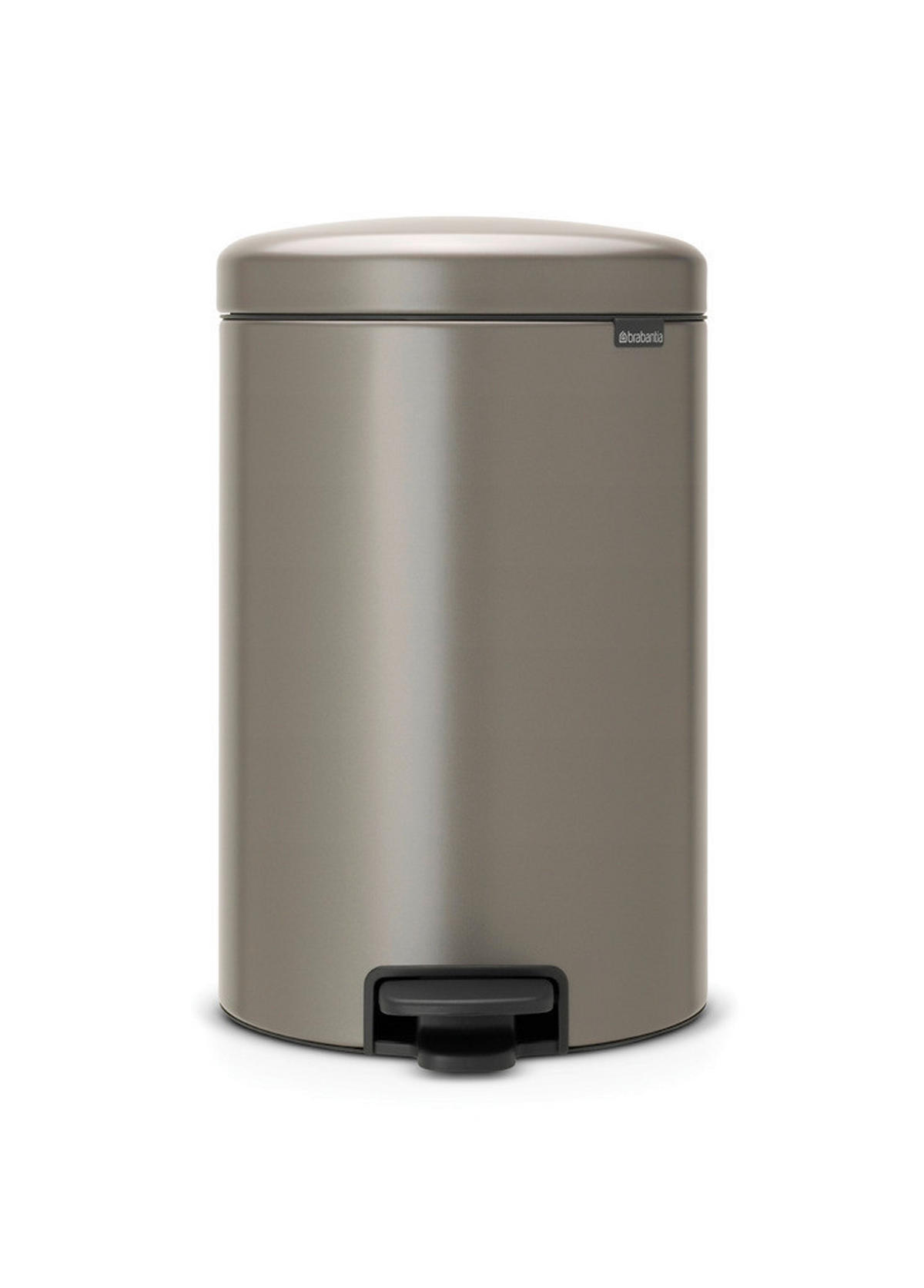 KOŠ ZA OTPAD  20 l   - boje platine, Basics, metal/plastika (29/46.7/38cm) - Brabantia