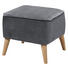 HOCKER in Textil, Holzwerkstoff Grau - Kieferfarben/Grau, Trend, Holz/Holzwerkstoff (47/36/47cm) - Carryhome HOCKER in Textil, Holzwerkstoff Grau - Kieferfarben/Grau, Trend, Holz/Holzwerkstoff (47/36/47cm) - Carryhome