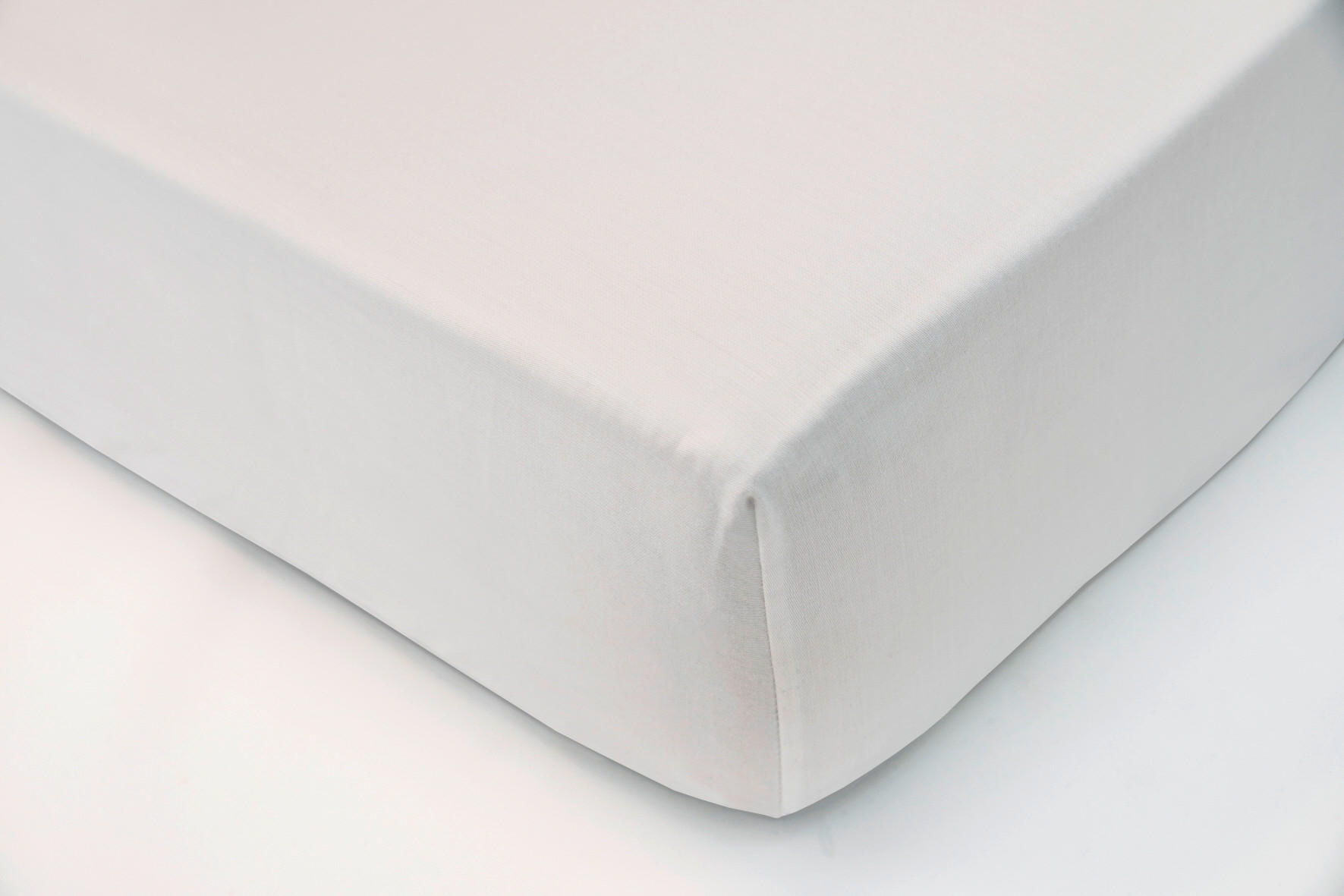 SPANNLEINTUCH 90-100/200 cm Jersey  - Weiß, Basics, Textil (90-100/200cm) - Bio:Vio
