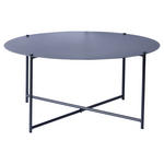 COUCHTISCH 83/83/40 cm rund Anthrazit  - Anthrazit, Design, Metall (83/83/40cm) - Xora