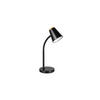 LED-TISCHLEUCHTE   - Schwarz/Braun, Basics, Kunststoff/Metall (36/13/23cm)