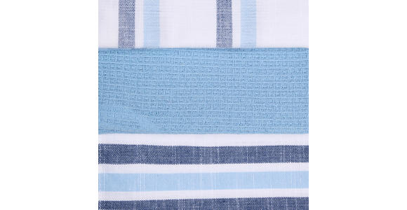 GESCHIRRTUCH-SET 3-teilig Blau  - Blau, Design, Textil (50/70cm) - Esposa