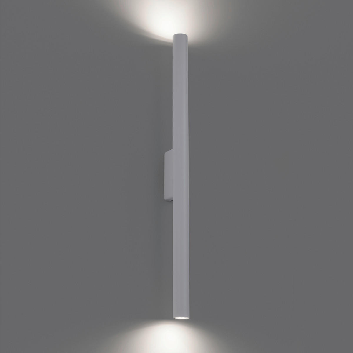 WANDLEUCHTE PASTELO 2.5/5/50 cm   - Weiß, KONVENTIONELL, Metall (2.5/5/50cm)