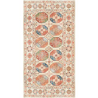VINTAGE-TEPPICH Living Bathian 80/150 cm  in Creme, Terracotta, Graublau  - Graublau/Terracotta, LIFESTYLE, Kunststoff/Textil (80/150cm) - Lindorug