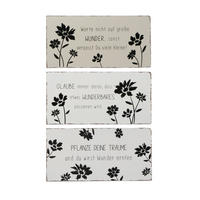 DEKOSCHILD 40/20 cm  - Beige/Schwarz, Basics, Metall (40/20cm)