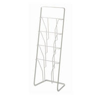 UNIVERSALABLAGE  - Weiss, Basics, Metall (24/18/71cm)