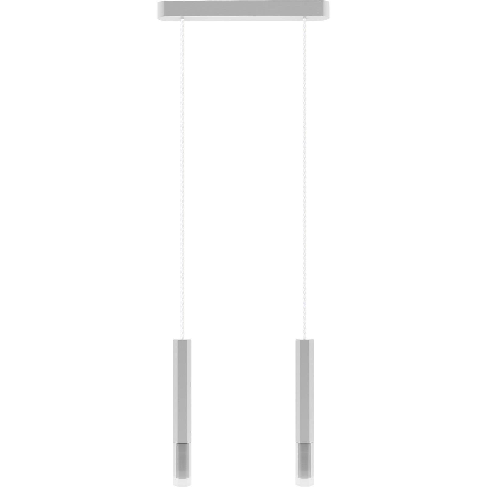 HÄNGELEUCHTE 37/3,4/150 cm  - Weiß, Design, Glas/Holz (37/3,4/150cm)