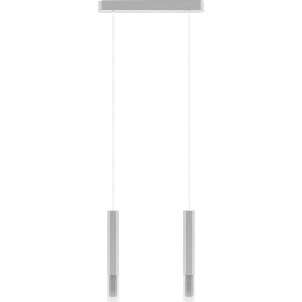 HÄNGELEUCHTE 37/3,4/150 cm  - Weiß, Design, Glas/Holz (37/3,4/150cm)