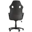 GAMINGSTUHL Schwarz Kunststoff, Textil   - Schwarz/Weiß, Basics, Kunststoff/Textil (63/113-122/70cm) - Xora