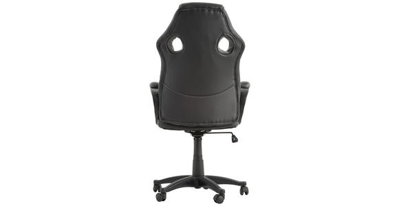 GAMINGSTUHL Schwarz Kunststoff, Textil - Schwarz/Weiß, Basics, Kunststoff/Textil (63/113-122/70cm) - Xora
