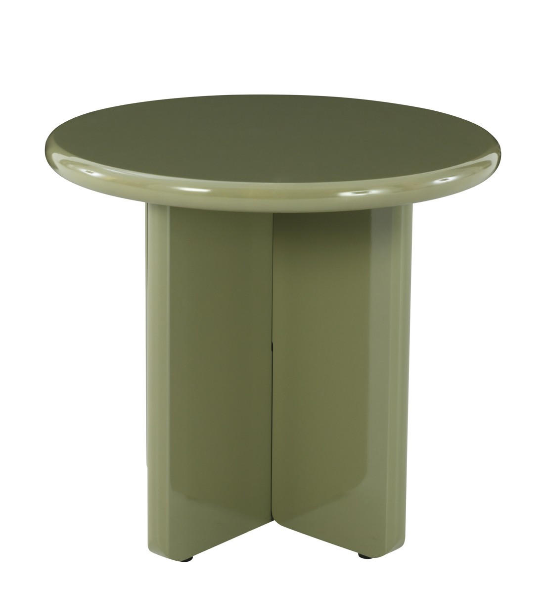 COUCHTISCH 50/50/45 cm rund Grün  - Grün, Design, Holzwerkstoff (50/50/45cm) - MID.YOU