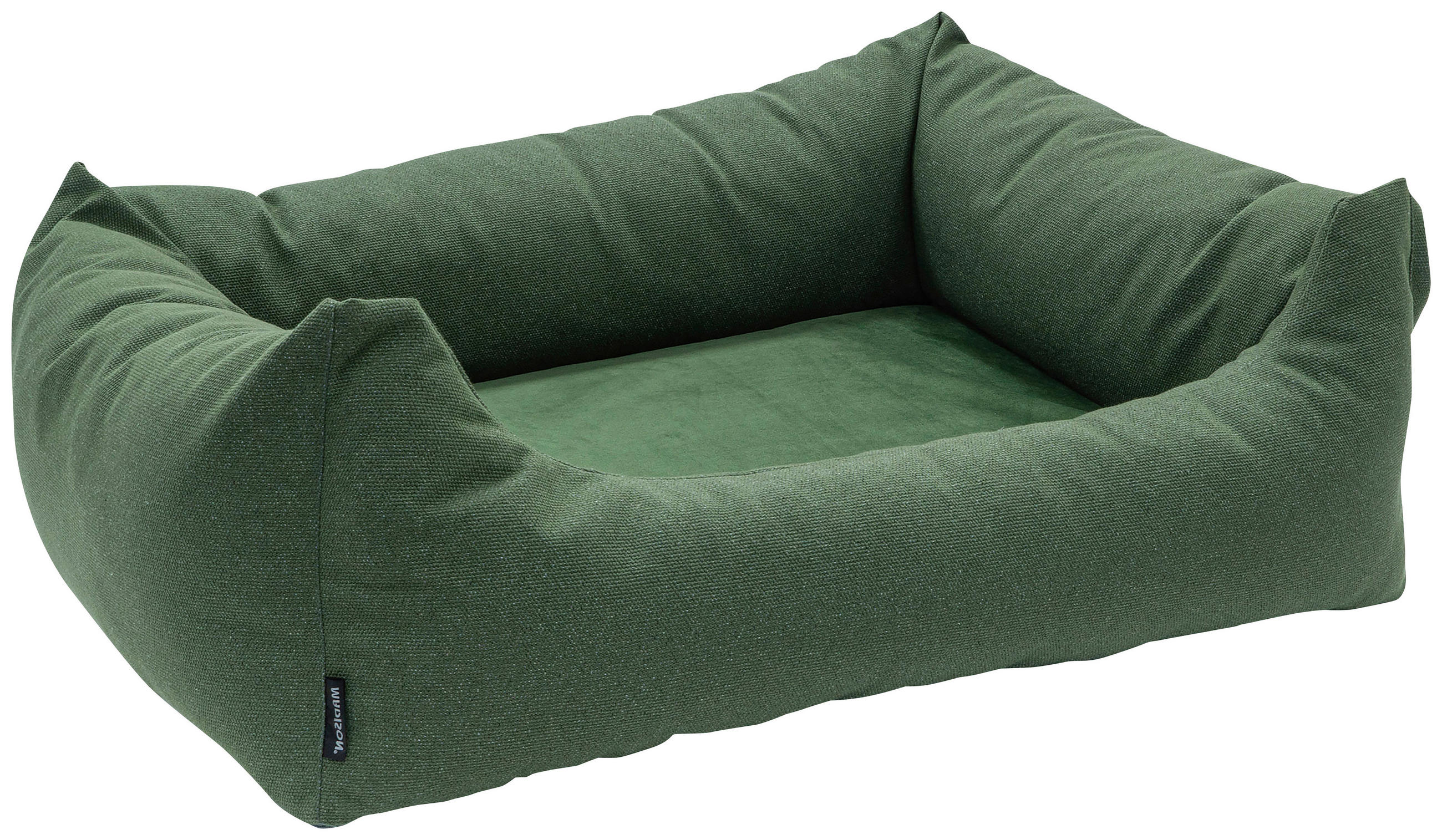 HUNDEBETT - Grün, Basics, Textil (100/80/25cm)
