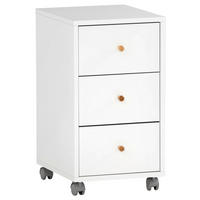 ROLLCONTAINER Weiß  - Weiß, MODERN, Holz/Holzwerkstoff (32,6/59,7/39,1cm) - MID.YOU