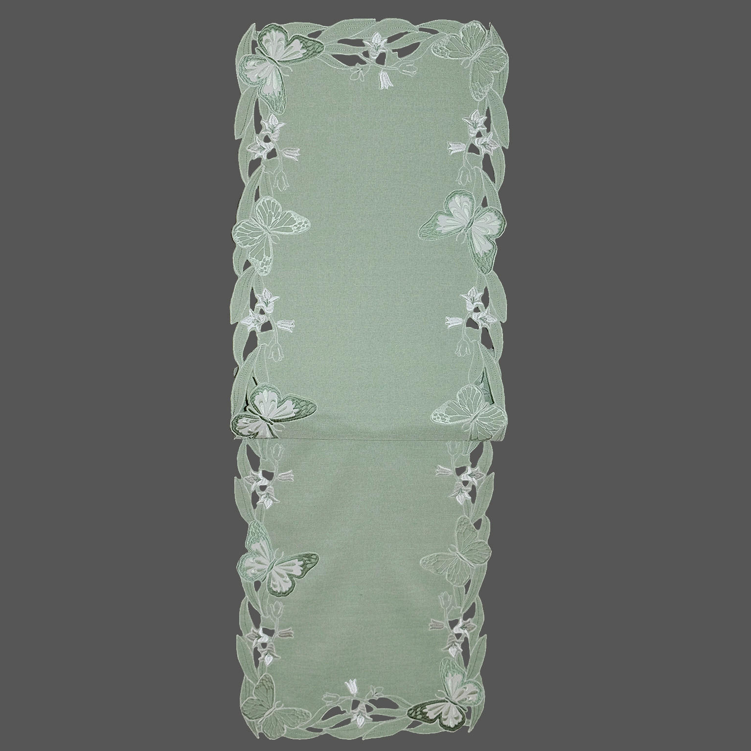 BĚHOUN NA STŮL, 40/140 cm, mátově zelená - mátově zelená, Basics, textil (40/140cm) - Esposa